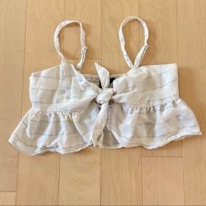 Forever 21 Front Tie Crop Top